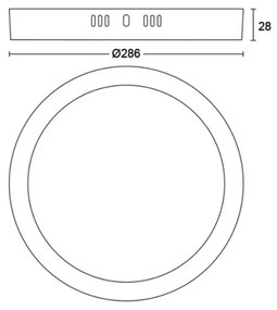 Philips -  Plafoniera LED MAGNEOS LED/20W/230V 2700K bianca