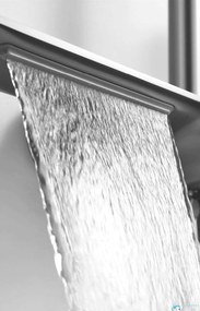 Sistema doccia esterno SH1857 termostatico con sensore, bocca girevole a 360° e più finiture — Sì