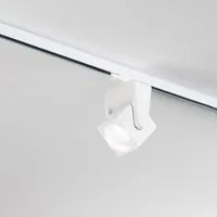 Faretto In Alluminio A Led Per Sistema In Binario Colore Bianco