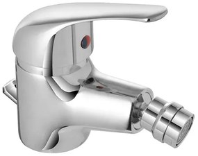 Miscelatore per bidet con piletta automatica in ottone cromato Kant