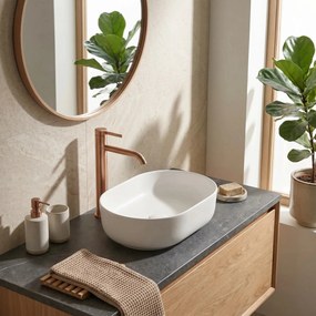 Rubinetto da bagno Rea Rivo Brush Copper