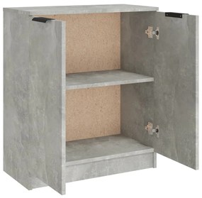 Credenza grigio cemento 60x30x70 cm in legno multistrato