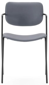 Set di sedie da pranzo grigio scuro 2 pz Maika - Marckeric