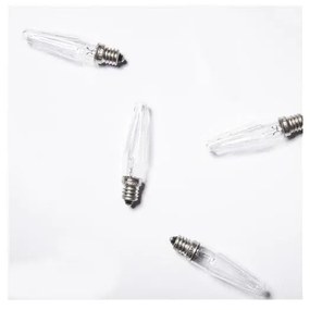 SET 4x Lampadine ASTERIA E10/14V bianche