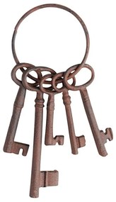 Set di chiavi decorative in ghisa Keys - Esschert Design
