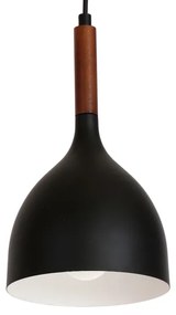 Lampadario a sospensione con filo NOAK WOOD 1xE27/60W/230V