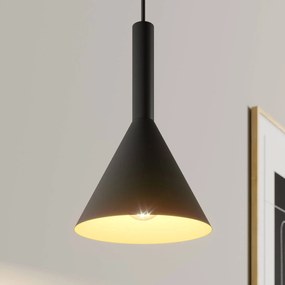 Arcchio Tadej sospensione 1 luce 19 cm nero/oro