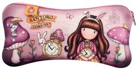 Astuccio Scuola Gorjuss Just one second Salmone (22 x 11.3 x 1 cm)