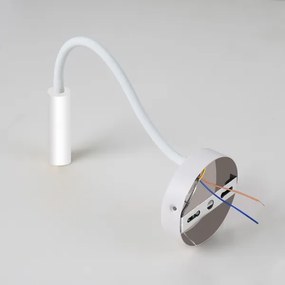 Brilagi - Lampada da parete flessibile a LED dimmerabile MAYA 1xG9/4W/230V bianco