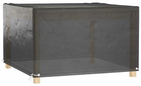 Copertura mobili da giardino 8 occhielli 125x125x75cm quadrata