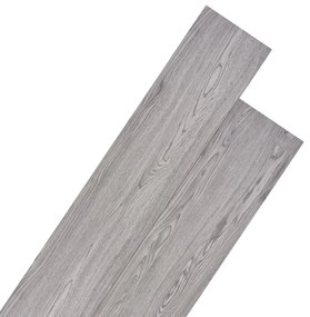 Listoni Pavimenti Non Autoadesivi Pvc 5,26m² 2mm Grigio Scuro /