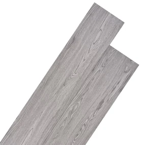 Listoni Pavimenti Non Autoadesivi Pvc 5,26m² 2mm Grigio Scuro /
