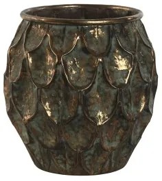 Vaso Home ESPRIT Dorato Metallo Vintage 28 x 28 x 28 cm