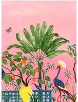 Coordonne Wandbild Neo-Tea Garden - Pink