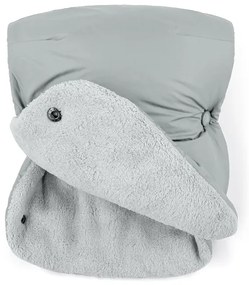 PETITE&MARS - SET Sacco termico 3 in 1 JIBOT + scaldamani per passeggino, grigio chiaro