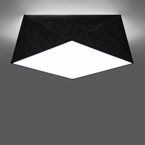 Plafoniera HEXA 2xE27/60W/230V nera