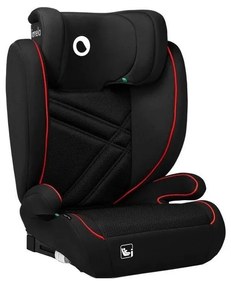 Lionelo - Seggiolino auto HUGO i-Dimensioni 100-150 cm nero/rosso