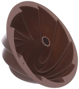 Stampo in silicone marrone per bundt cake Flower, ø 23,5 cm - Orion