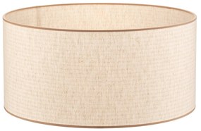 Duolla Paralume Roller, ecru, juta, Ø 50 cm, altezza 24 cm