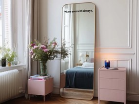 Adesivo per specchio S36 – Love yourself always. 39x3