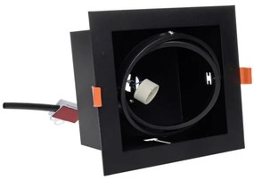 Lampada da incasso PLAZA AR111 1xGU10/12W/230V nero