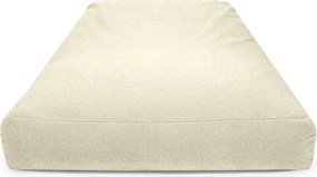 Puof a sacco color crema con rivestimento in bouclé Sofa Snug – SLOWDOWN
