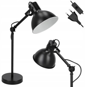 Lampada da tavolo 1xE27/40W/230V nera