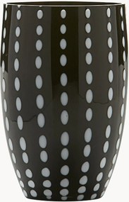 Set di 2 bicchieri in vetro soffiato Perle