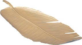 Vassoio decorativo in metallo Leaf - Mauro Ferretti