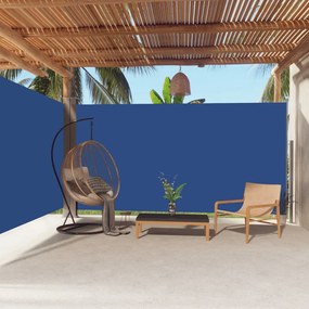 Tenda Da Sole Laterale Retrattile Blu 200x600 Cm /