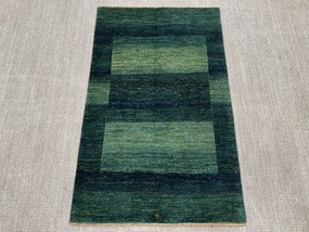 Loribaft Tappeto 80 x 130 Verde (Iran) Annodato A Mano