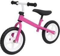 Bicicletta Senza Pedali con Ruote da 10 Pollici Rosa 93190