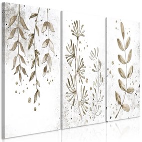 Quadro  Twigs (3 Parts)  Colore Bianco, Dimensioni e Misure 120x60