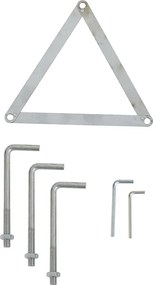 Lampada da terra classica da esterno nera con vetro opale 140cm IP44 - Champs