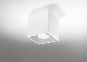 Plafoniera da Soffitto in Alluminio QUAD 1 GU10 Bianca da Interno