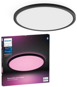 Plafoniera LED Tento White&Color Ambiance 40 cm BK IP20 cct da bianco caldo a bianco freddo con regolazione di temperatura, 3000 lumen PHILIPS HUE