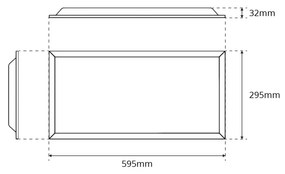 Pannello LED 60x30 32W CCT Bianco Variabile UGR19 - PHILIPS CertaDrive Colore Bianco Variabile CCT