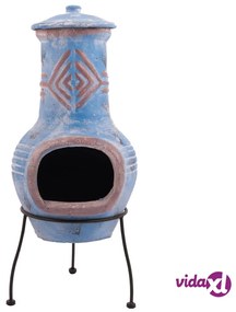 RedFire Caminetto Colima in Argilla Color Blu Marino/Rosso 86031