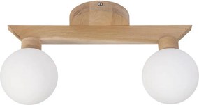 Plafoniera da soffitto ANTONIO 2xG9/5W/230V rovere/bianco