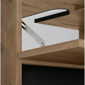 Mobile effetto rovere per lavabo da parete 60x55 cm Wisla - Støraa