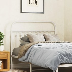 Testiera İn Metallo Bianco 100 Cm /