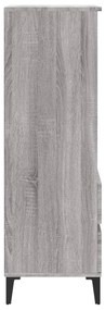 Credenza grigio sonoma 40x36x110 cm in legno multistrato
