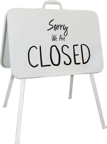 DOMINIC - cartello open close in acciaio