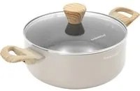 Casseruola 22 cm taupe Cooking Therapy con coperchio