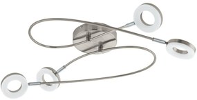 Eglo 75255 - Plafoniera LED MOSANO 4xLED/3,8W/230V cromo opaco