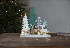 Decorazione luminosa bianca con motivo natalizio Reinbek - Star Trading