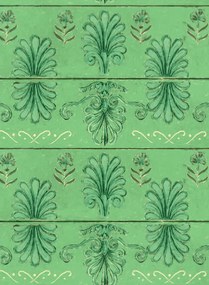 Mindthegap Carta da parati Mykonos Villa Motif - Island Green