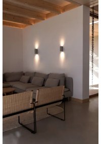 FARO 40540 - Applique SOLE 2xGU10/8W/230V grigio arrotondato