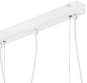 Lampadario su corda TARO 3xE27/60W/230V bianco