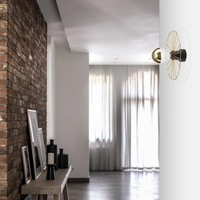 Applique MONTANA 1xE27/15W/230V diametro 30 cm oro